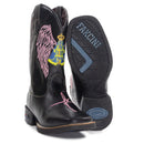 Bota Texana Fé Rosa  Feminina