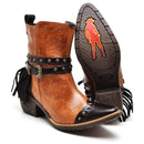 Botina Feminina Latego Floral