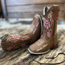 Bota Texana Flower Horse Personalizada Infantil