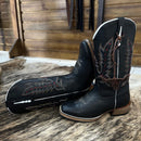 Bota Texana Salto Carrapeta Preta Masculino