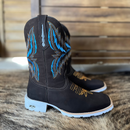 Bota Texana Wild Masculino Solado Branco