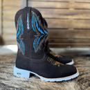 Bota Texana Wild Masculino Solado Branco