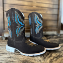 Bota Texana Wild Masculino Solado Branco