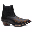 Bota Texana Cano Curto Bico Fino Sierra Bordado Masculino