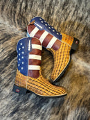 Bota Texana Estados Unidos Relevo Jacare Masculino