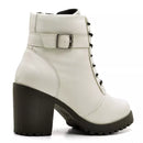 Coturno Salto Alto com Fivela Feminina