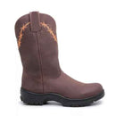 Bota Texana Arame Laranja Masculino + Palmilha Especial de Alto Conforto de Brinde