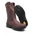 Bota Texana Arame Laranja Masculino + Palmilha Especial de Alto Conforto de Brinde