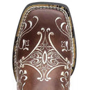 Bota Texana Feminina Elara Bico Quadrado